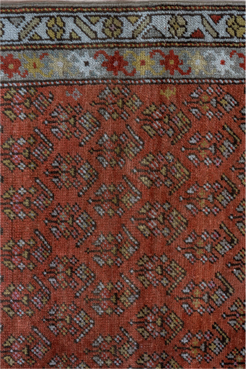 Antique Karabagh Runner Rug (3' x 11')